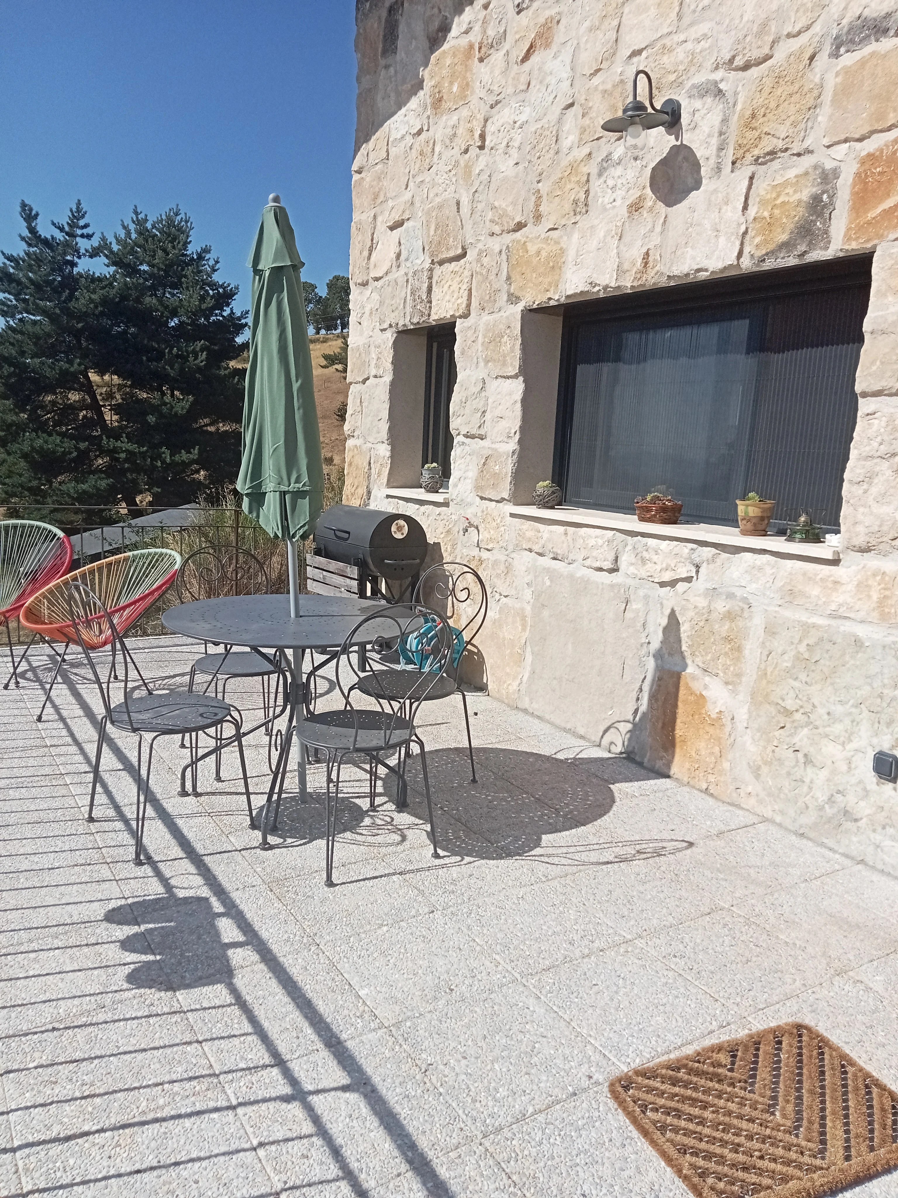 Terrasse gîte les mésanges 